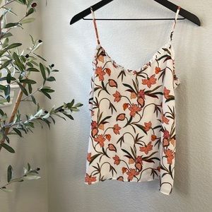 LOFT floral tank top